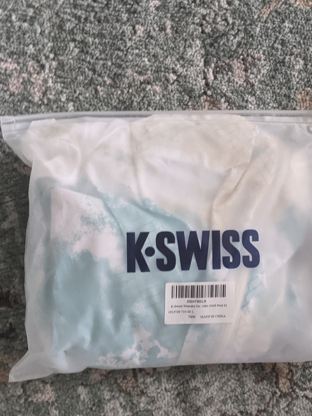 K-Swiss Women's Cropped Tie-Dye Windbreaker - Picture 2 of 2
